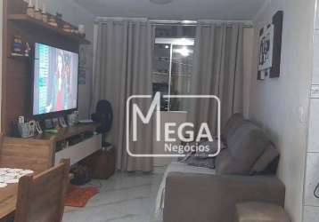 Apartamento à venda, 51 m² por r$ 230.000,00 - conjunto habitacional presidente castelo branco - carapicuíba/sp