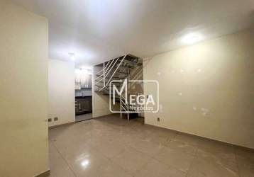 Apartamento duplex com 2 dormitórios à venda, 87 m² por r$ 375.000,00 - vila ercília - jandira/sp