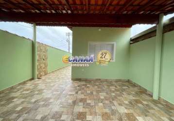 Casa com 2 dorms, balneário jussara, mongaguá - r$ 379 mil, cod: 11642