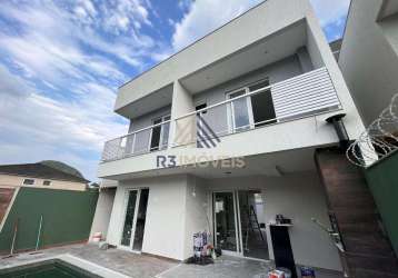 Casa em condomínio fechado com 4 quartos à venda na rua salomão malina, vargem pequena, rio de janeiro, 190 m2 por r$ 1.290.000