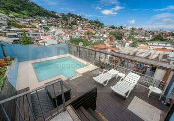 Agronômica - casa à venda com 4 quartos (suíte), piscina em florianópolis, sc