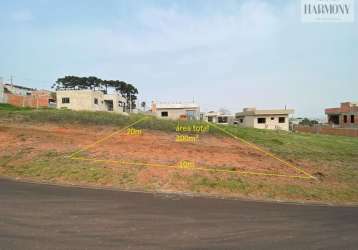 Terreno - lote à venda com 200m² no rincão / paloma, colombo/pr