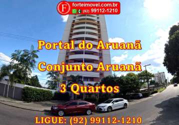 Condomínio portal do aruanã - apartamento 3 quartos