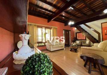 Casa com 5 dormitórios à venda, 208 m² por r$ 1.650.000,00 - carlos guinle - teresópolis/rj