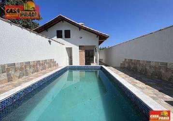 Casa com 2 quartos à venda, 88 m² por r$ 395.000 - florida mirim - mongaguá/sp