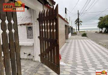 199.000,00 50 metros da praia mongagua casa sobreposta 2 quartos com churrasqueira 70 m² - balneário flórida mirim