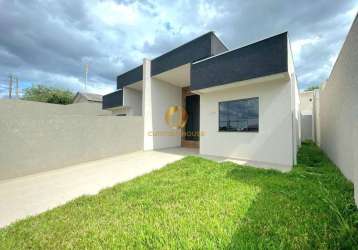 Casa alto padrão 3 quartos sendo 1 suíte amplo terreno frente e fundos iguaçu fazenda rio grande