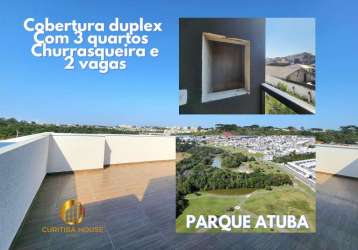 Cobertura duplex 3 quartos,  suite,  churrasqueira e 2 vagas