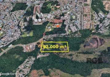 Terreno amplo com 52.000 m2, excelente localização em porto alegre. &lt;br&gt;&lt;br&gt;área comm capacidade para projetos de construções tanto verticais quanto horizontais. &lt;br&gt;&lt;br&gt;atende