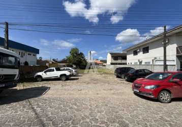 Terreno para alugar, 468.27 m2 por r$1650.00  - centro - araquari/sc