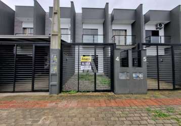 Casa residencial com 2 quartos  para alugar, 67.68 m2 por r$1700.00  - espinheiros - joinville/sc