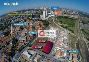 Área à venda de 1078 m² - residencial vista linda - são josé dos campos/sp