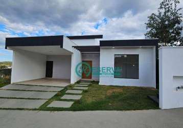 Casa com 3 dormitórios à venda, 145 m² por r$ 850.000 - condomínio parque dos buritis - lagoa santa/mg