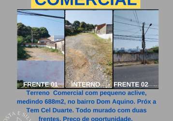 Terreno comercial major gama