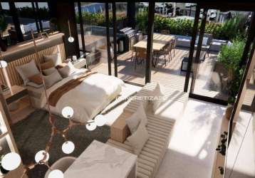 Apartamento garden com 1 quarto à venda, 47 m² por r$ 490.000 - centro - indaiatuba/sp