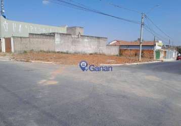 Terreno plano em esquina comercial à venda no parque são paulo em campinas.