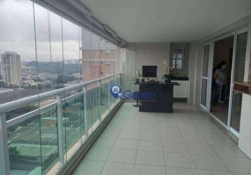 Apartamento com 4 dormitórios para alugar, 138 m² por r$ 9.400,00/mês - jardim caravelas - são paulo/sp