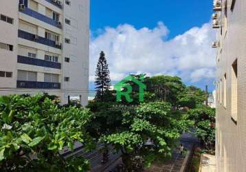 Apartamento frente mar, vista mar, 3 dormitórios, pitangueiras, guarujá/sp.