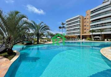 Apartamento beira mar, 4 dormitórios (4 suítes), 4 vagas, área de lazer, enseada, guarujá/sp