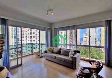 Apartamento com vista mar,  4 dormitórios (1 suíte), 2 vagas, praia das pitangueiras - guarujá/sp