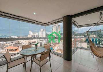 Apartamento reformado, 3 dormitórios (1 suíte), lazer, enseada, guarujá/sp