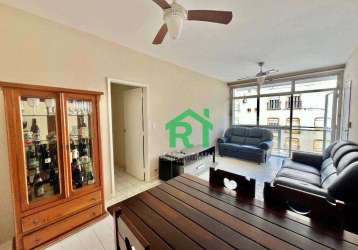 Apartamento à beira mar, 3 dormitórios, 1 vaga, pitangueiras, guarujá/sp