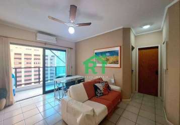 Apartamento com 2 dormitórios à venda, 70 m² por r$ 480.000 - pitangueiras - guarujá/sp