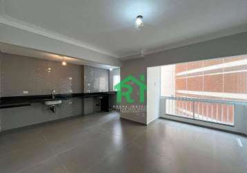 Apartamento à beira mar, 1 dormitório, 1 vaga, pitangueiras, guarujá/sp