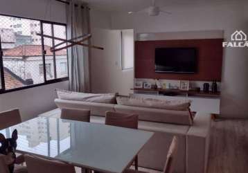Apartamento à venda, 110 m² por r$ 540.000,00 - centro - são vicente/sp