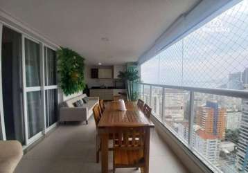 Apartamento à venda, 123 m² por r$ 1.830.000,00 - gonzaga - santos/sp