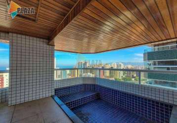 Apartamento à venda, 205 m² por r$ 2.739.000,00 - canto do forte - praia grande/sp