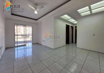 Apartamento com 3 dormitórios para alugar, 78 m² por r$ 3.500,00/mês - canto do forte - praia grande/sp