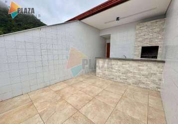 Casa com 3 dormitórios para alugar, 130 m² por r$ 4.000,00/mês - canto do forte - praia grande/sp