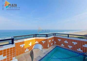 Cobertura à venda, 187 m² por r$ 1.500.000,00 - vila guilhermina - praia grande/sp