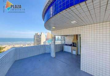 Cobertura à venda, 145 m² por r$ 1.100.000,00 - vila guilhermina - praia grande/sp