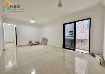 Apartamento com 2 dormitórios para alugar, 93 m² por r$ 3.000,00/mês - vila guilhermina - praia grande/sp