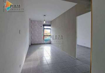 Sala para alugar, 51 m² por r$ 1.600,00/mês - boqueirão - praia grande/sp