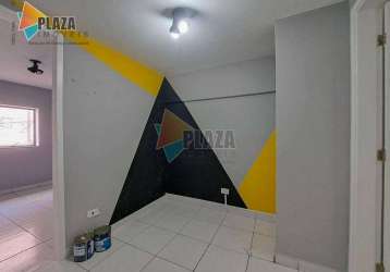 Sala para alugar, 13 m² por r$ 1.300,00/mês - boqueirão - praia grande/sp