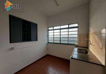 Sala para alugar comercial ou residencial , 50 m² por r$ 1.200/mês - aviação - praia grande/sp