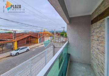 Casa com 2 dormitórios à venda, 48 m² por r$ 275.000,00 - maracanã - praia grande/sp