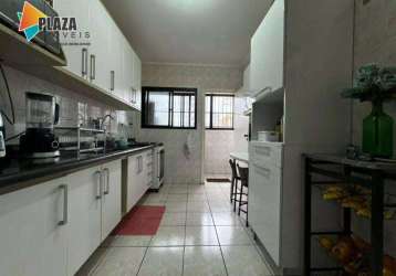 Apartamento com 2 dormitórios para alugar, 80 m² por r$ 2.600,00/mês - vila guilhermina - praia grande/sp