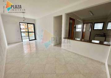 Apartamento com 2 dormitórios para alugar, 92 m² por r$ 3.800,00/mês - canto do forte - praia grande/sp