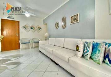 Apartamento com 2 dormitórios à venda, 78 m² por r$ 430.000,00 - vila guilhermina - praia grande/sp