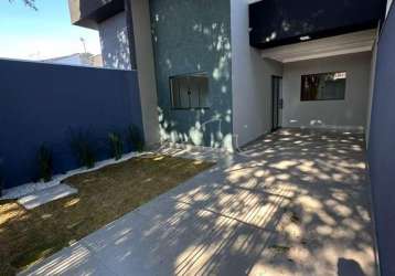 Casa à venda em maringá, conjunto joão de barro porto seguro ii, com 3 quartos, com 75 m²