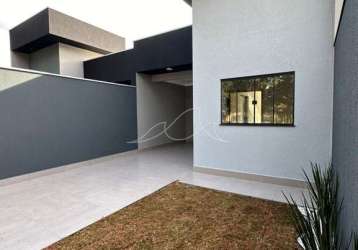 Casa à venda em maringá, conjunto residencial branca vieira, com 3 quartos, com 76 m²