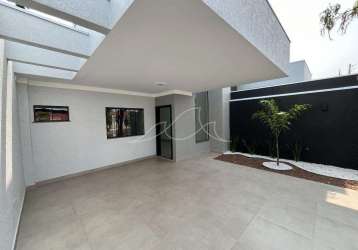 Casa à venda em maringá, conjunto joão de barro champagnat, com 3 quartos, com 88 m²