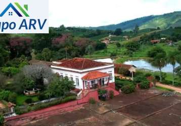 Fazenda com 3 salas à venda na estrada municipal, bairro dos francos, serra negra, 10000 m2 por r$ 40.000.000