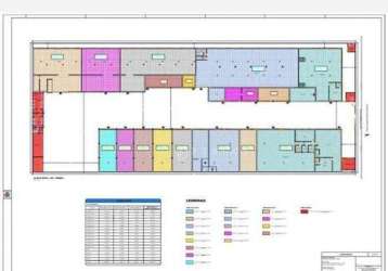 Galpão para alugar, 622 m² por r$ 11.262,92/mês - jardim santa maria - jacareí/sp