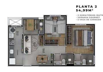 Apartamento à venda, 54 m² por r$ 400.000,00 - parque campolim - sorocaba/sp