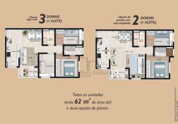 Apartamento com 3 dormitórios à venda, 62 m² por r$ 367.000,00 - altos do trujillo - sorocaba/sp